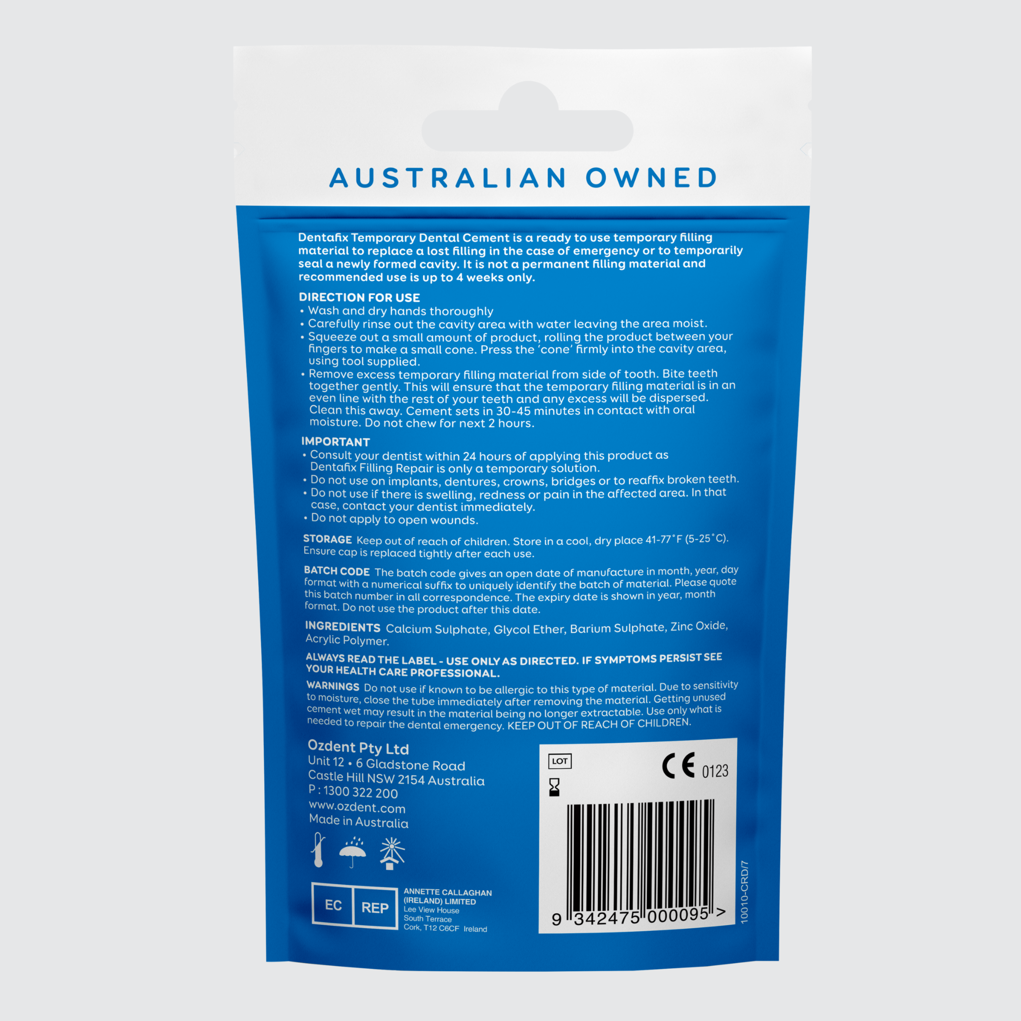 Dentafix Temporary Filling Repair 8g