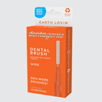 Dentagenie Dental Brush Wide Orange 18 pk