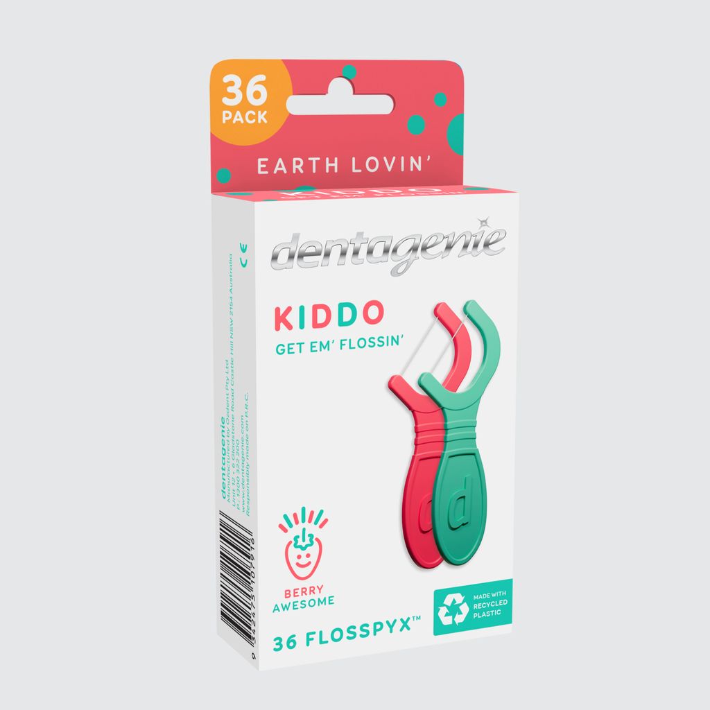 Dentagenie Kiddo Flossers Berry Awesome 36 pk
